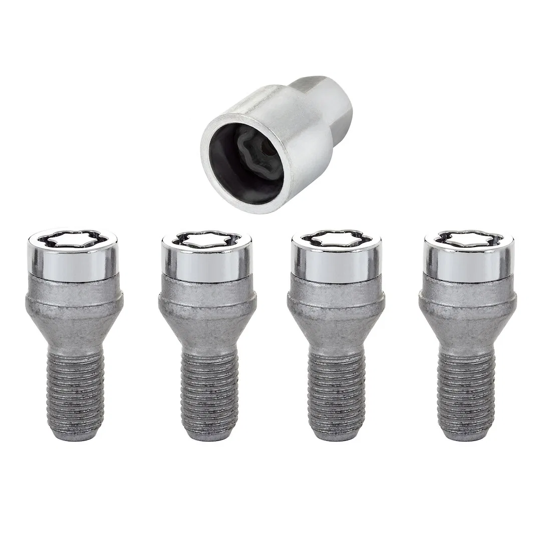 27216 – MCGARD Wheel Lock, Lug Bolt Lock 12 Millimeter x 1.25 Thread Size 60 Degree Conical Acorn Lug Use With Steel/...